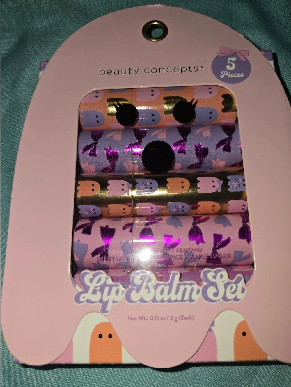Beauty Concepts Pink Lip Balm Set - 5 Pieces